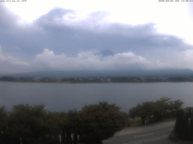 河口湖からの富士山