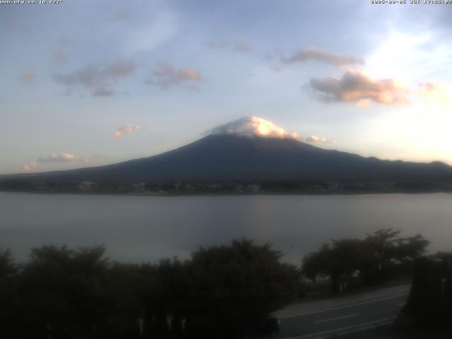 河口湖からの富士山