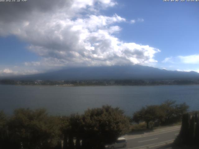 河口湖からの富士山