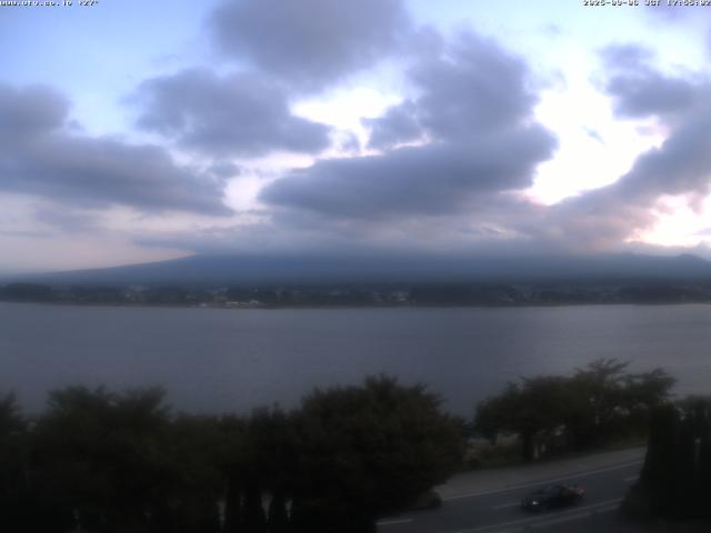 河口湖からの富士山