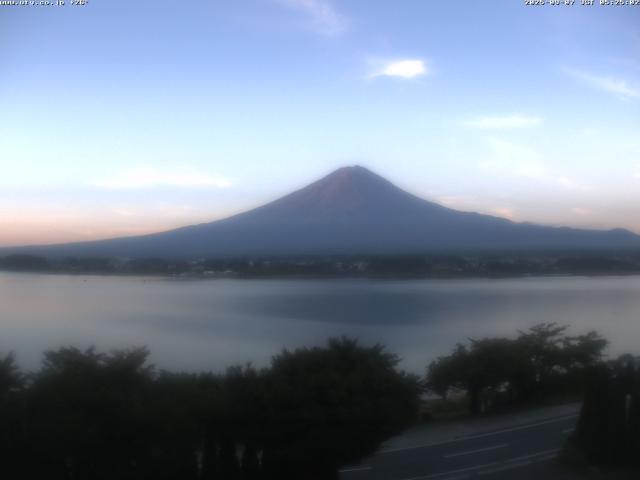 河口湖からの富士山
