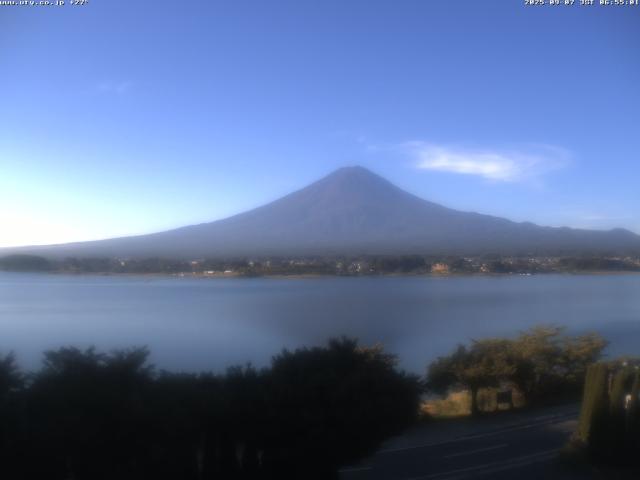 河口湖からの富士山