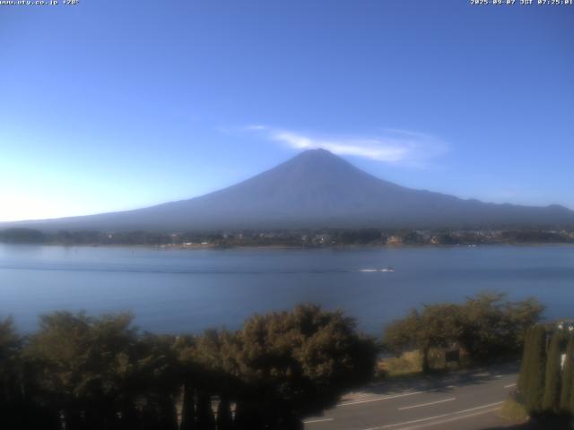 河口湖からの富士山