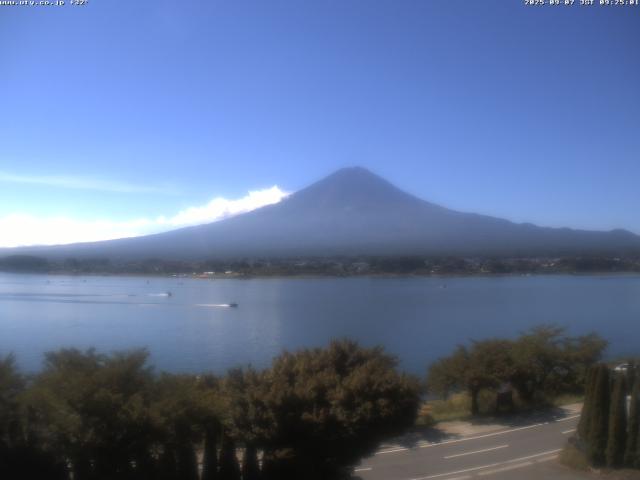 河口湖からの富士山