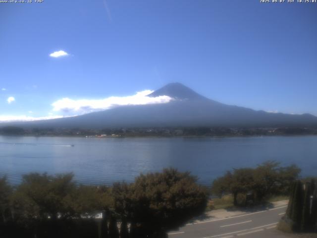 河口湖からの富士山