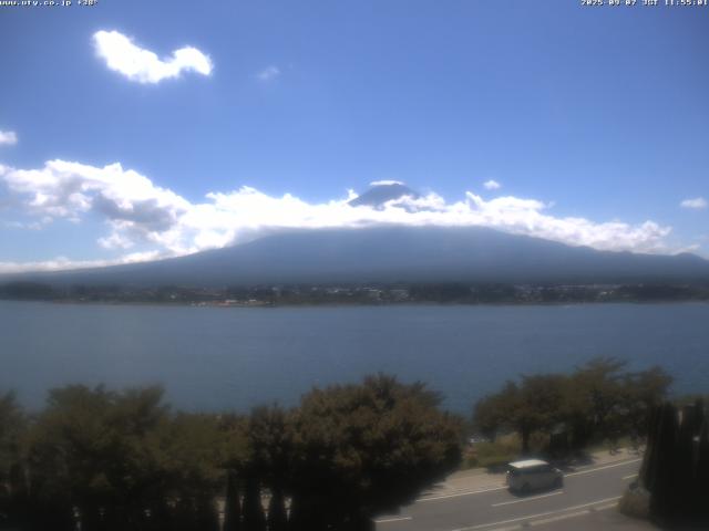 河口湖からの富士山