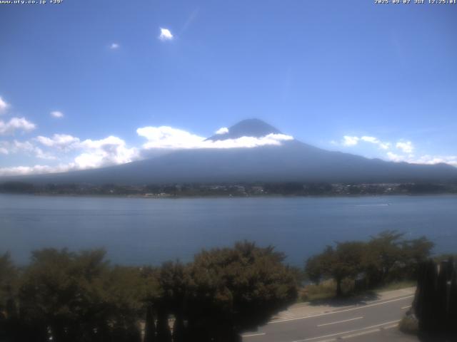河口湖からの富士山