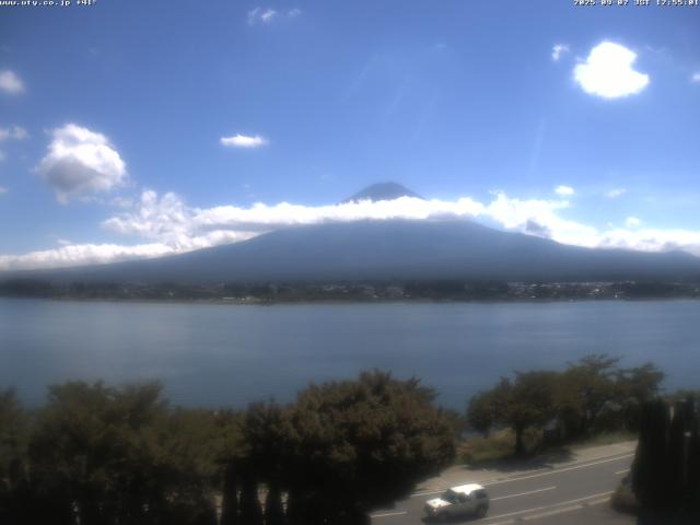 河口湖からの富士山