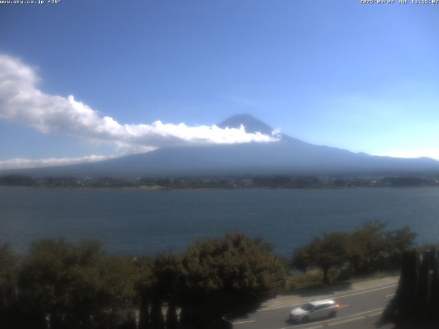 河口湖からの富士山