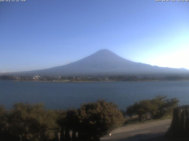 河口湖からの富士山