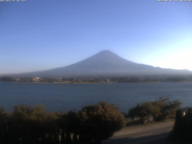 河口湖からの富士山