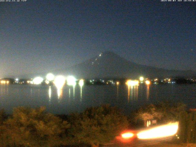 河口湖からの富士山