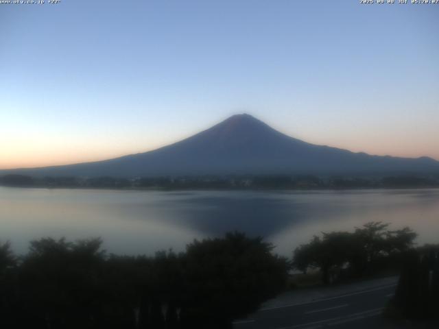 河口湖からの富士山