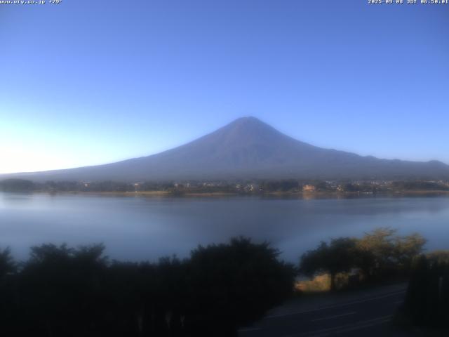 河口湖からの富士山