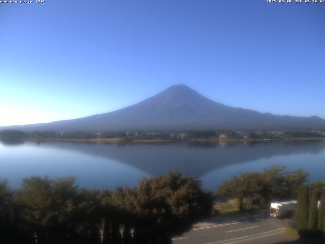 河口湖からの富士山