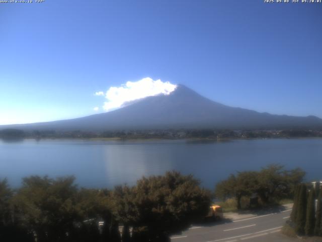 河口湖からの富士山