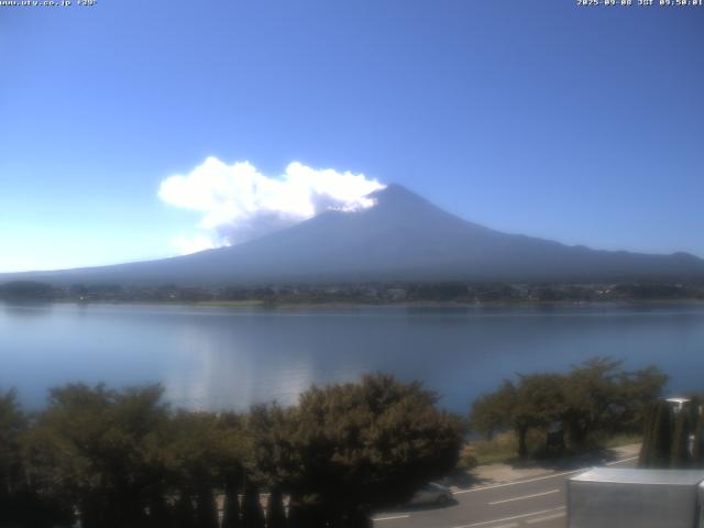 河口湖からの富士山