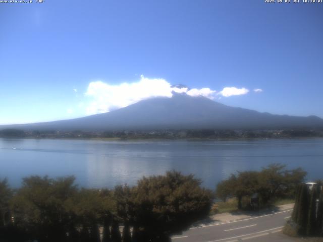 河口湖からの富士山