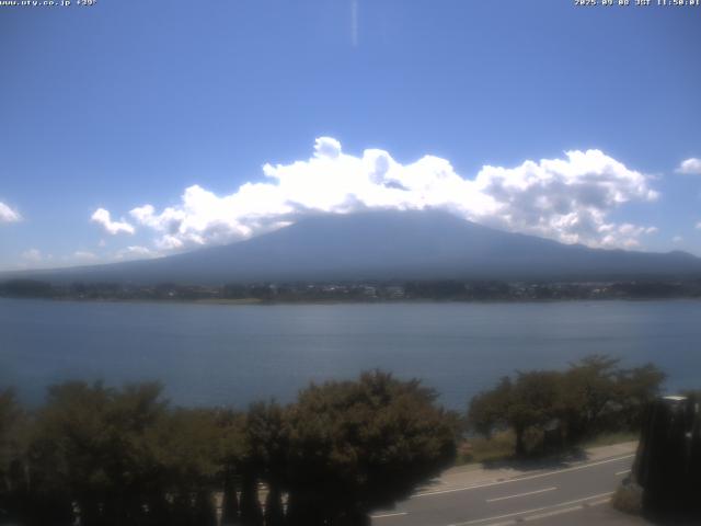 河口湖からの富士山