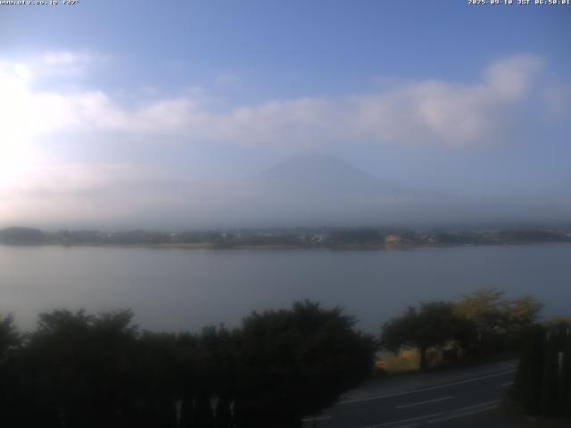 河口湖からの富士山