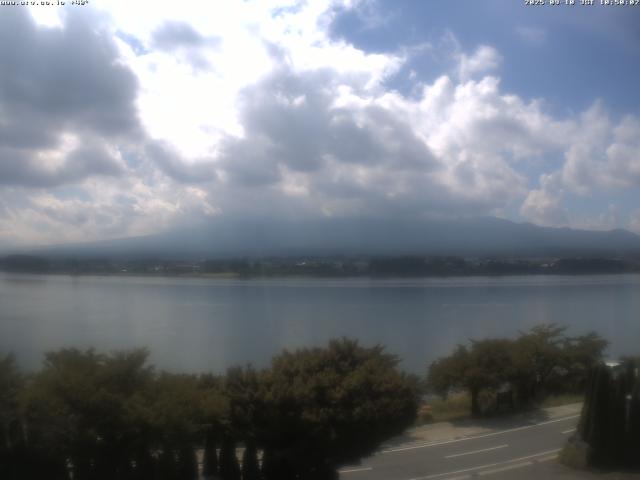河口湖からの富士山