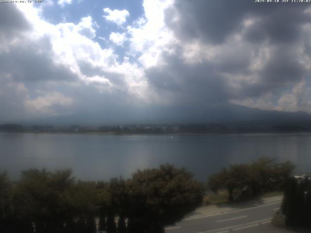 河口湖からの富士山