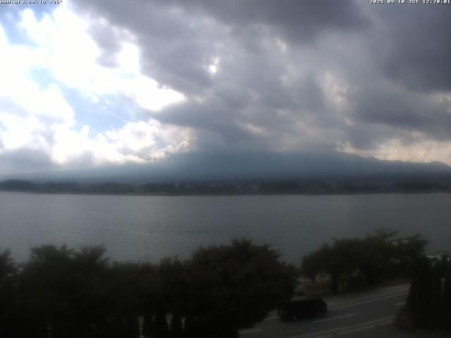 河口湖からの富士山