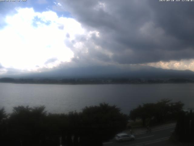 河口湖からの富士山