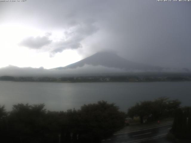 河口湖からの富士山