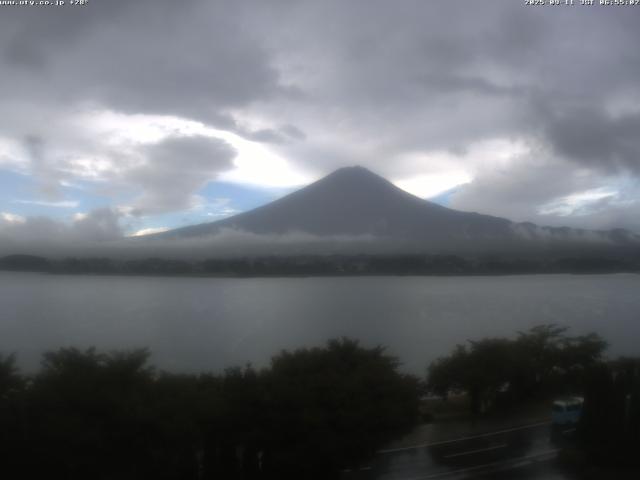 河口湖からの富士山