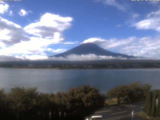 河口湖からの富士山