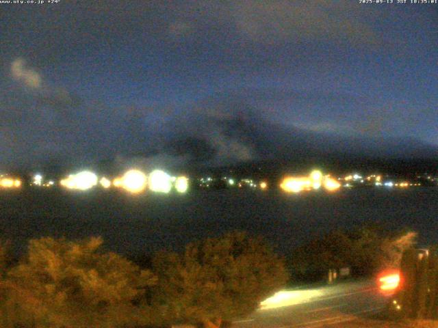河口湖からの富士山