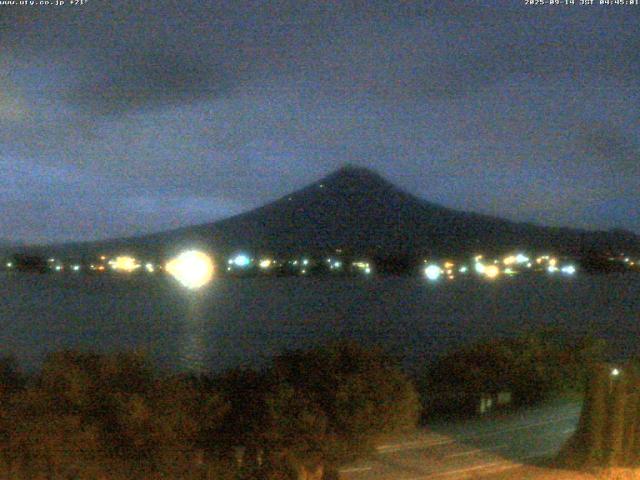 河口湖からの富士山