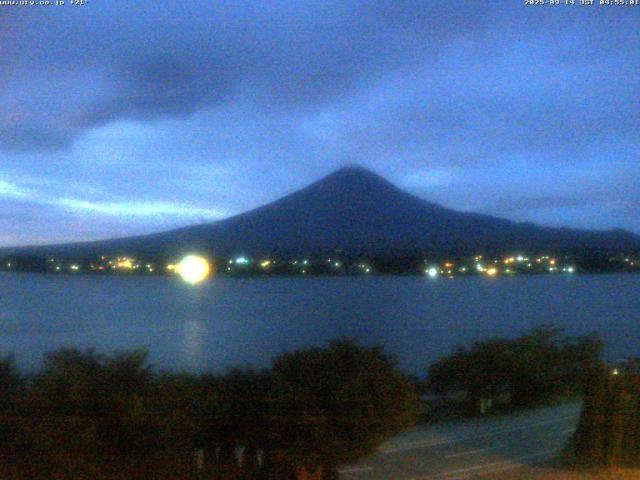 河口湖からの富士山