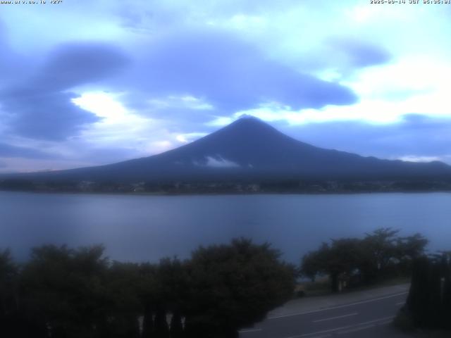 河口湖からの富士山