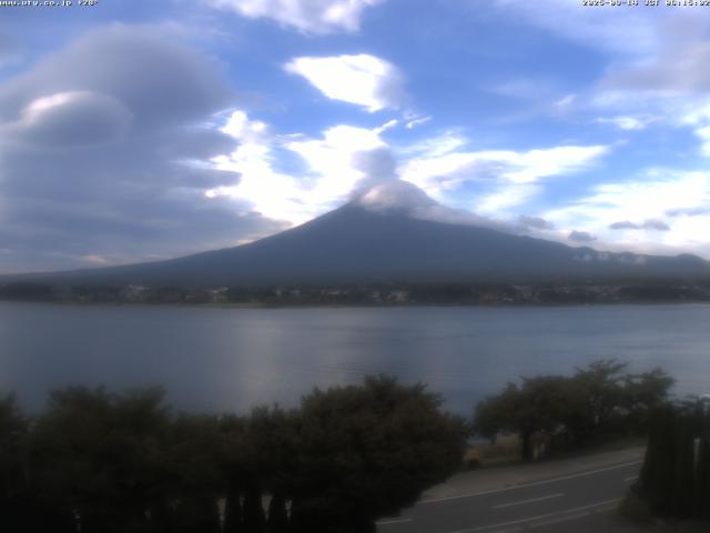 河口湖からの富士山