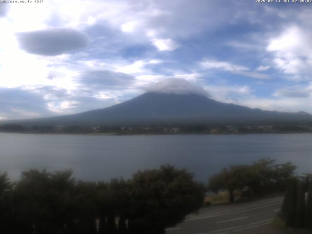 河口湖からの富士山
