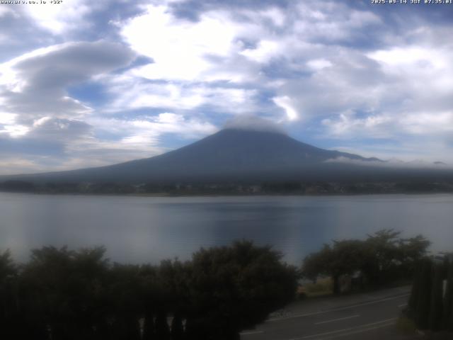 河口湖からの富士山