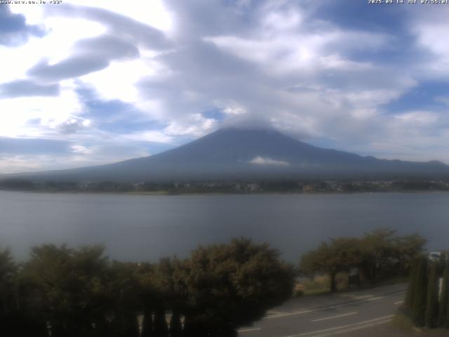 河口湖からの富士山