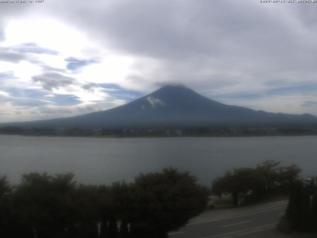河口湖からの富士山