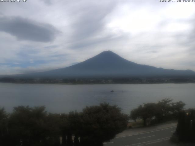 河口湖からの富士山