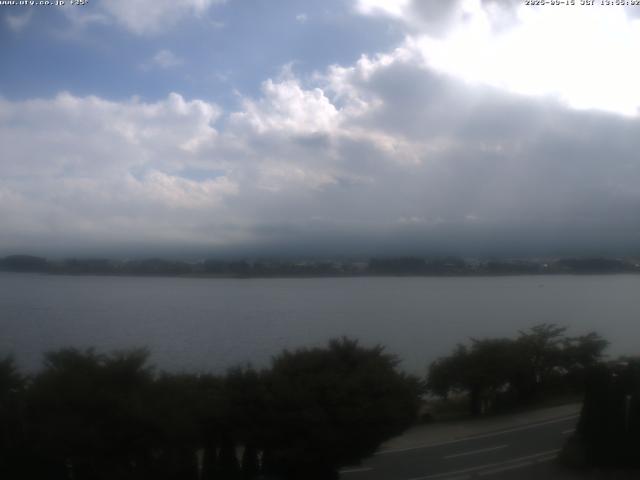 河口湖からの富士山