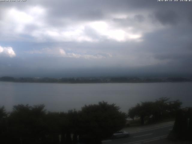 河口湖からの富士山