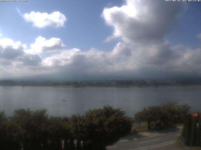 河口湖からの富士山