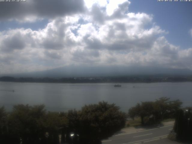 河口湖からの富士山