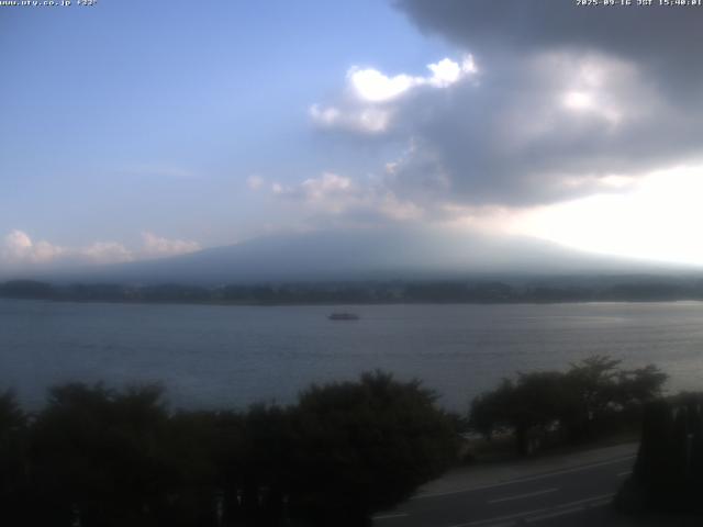 河口湖からの富士山