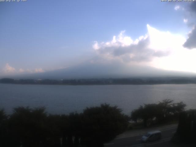 河口湖からの富士山