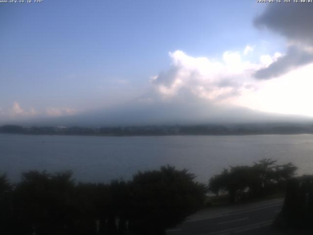 河口湖からの富士山