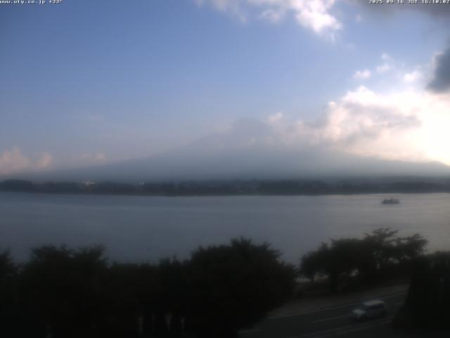 河口湖からの富士山