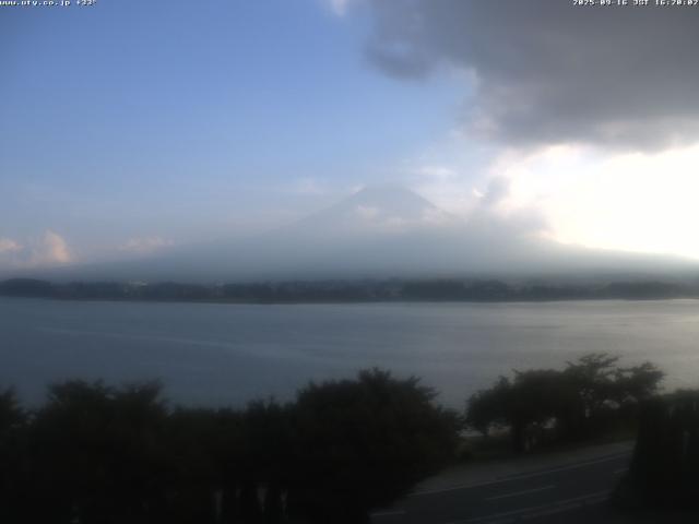 河口湖からの富士山